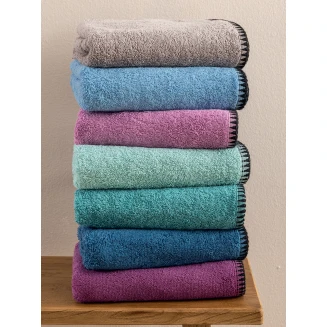 Πετσέτες Σετ 3 Τεμαχίων Palamaiki Towels Collection Brooklyn Blue