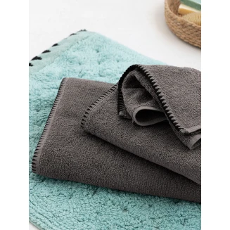Πετσετες Σετ 3 Τεμαχίων Palamaiki Towels Collection Brooklyn Coal