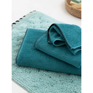 Πετσετες Σετ 3 Τεμαχίων Palamaiki Towels Collection Brooklyn Petrol
