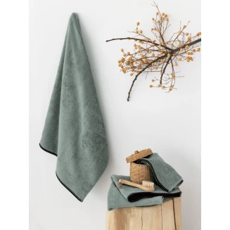 Πετσέτες Σετ 3 Τεμαχίων Palamaiki Towels Collection Brooklyn Sage