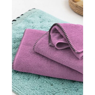 Πετσετες Σετ 3 Τεμαχίων Palamaiki Towels Collection Brooklyn Violet