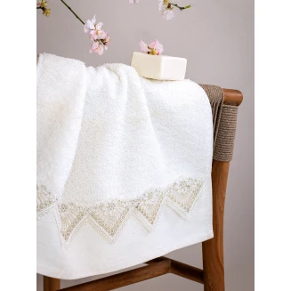 Πετσέτες Σετ 3 Τεμαχίων Palamaiki Towels Collection Pente White