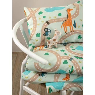 Σεντόνια Σετ Κούνιας Με Λάστιχο 75x140+15 Palamaiki My Kingdom MK777