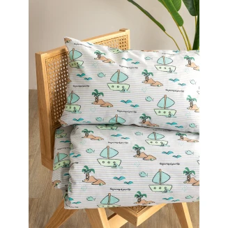 Σεντόνια Σετ Κούνιας Με Λάστιχο 75x140+15 Palamaiki My Kingdom MK779