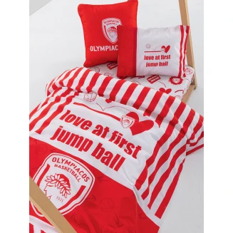 Σεντόνια Σετ Κούνιας Με Λάστιχο 70x140+15 Palamaiki Olympiacos B.C. BC9