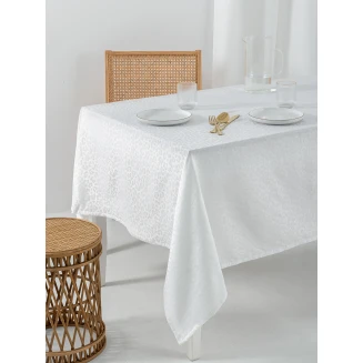 Τραπεζομάντηλο Αλέκιαστο 175x160 Palamaiki Formal Dinner Lita White