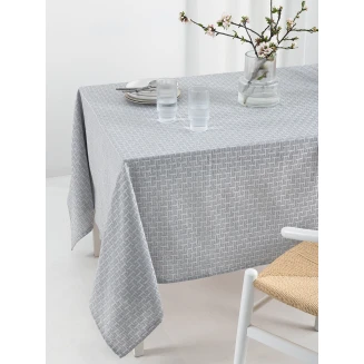 Τραπεζομάντηλο Αλέκιαστο 175x320 Palamaiki Formal Dinner Milly Grey