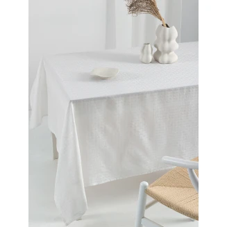 Τραπεζομάντηλο Αλέκιαστο 175x320 Palamaiki Formal Dinner Milly White