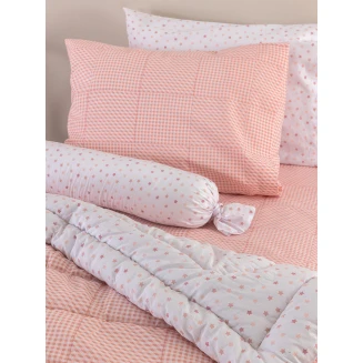Μαξιλαροθήκες Σετ 2 Τεμαχίων 40x50 Palamaiki BB101 Rose