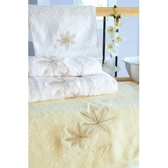 Πετσέτες Σετ 3 Τεμ. Rythmos Astypalea Λευκό