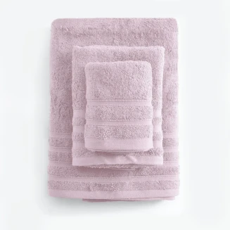 Πετσέτες Σετ 3 Τεμ. 470gsm Rythmos Lagoon Ρόζ Πούδρα