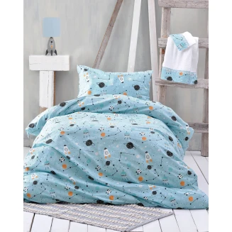 Κουβερλί Σετ Ημίδιπλο 160x240 Rythmos Symbol Astroworld