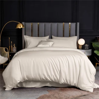 Σεντόνια Σετ Υπέρδιπλα 250x270 Rythmos Bamboo Μπέζ