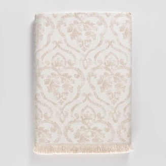 Ριχτάρι Πολυθρόνα 180x160 Rythmos Medallion  Εκρου Μπεζ