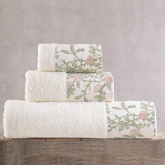 Πετσέτες Σετ 3 Τεμ. Rythmos Talia Ρόζ