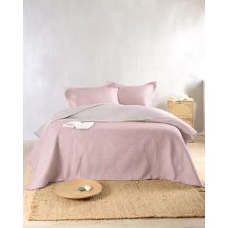 Κουβερλί Σετ Υπέρδιπλο  220x240 Rythmos Allure Πουδρα-Μπεζ