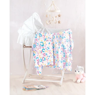 Σεντόνι Λίκνου 80x110 Rythmos Candy Λευκό