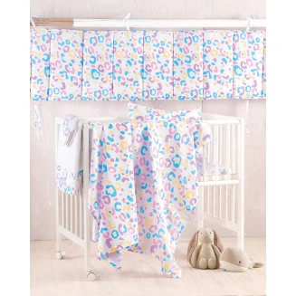 Σεντόνια Σετ Κούνιας 120x160 Rythmos Candy Λευκό