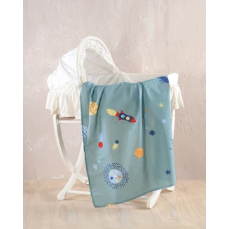 Σεντόνια Σετ Κούνιας 120x160 Rythmos Rocket Πράσινο