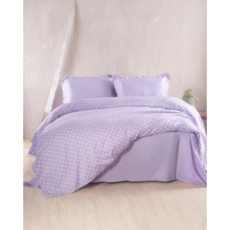 Σετ Παπλωματοθηκη Βαμβακοσατεν 230X250 Rythmos Coquette Μαυρο
