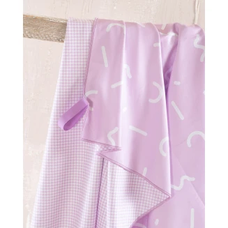 Πετσέτα Θαλάσσης 90x160 Rythmos Diffuse Μοβ