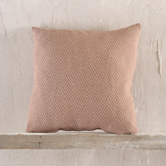 Διακοσμητική Μαξιλαροθήκη 40x40 Rythmos Elysse Καφε