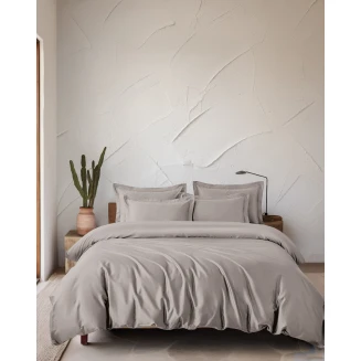 Μαξιλαροθήκες Σετ 50x70+5 Rythmos Tencel Lyocell Glacier Μπεζ Αμμου