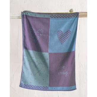 Πετσέτα Κουζίνας 50x70 Rythmos Love Cooking Μπλέ