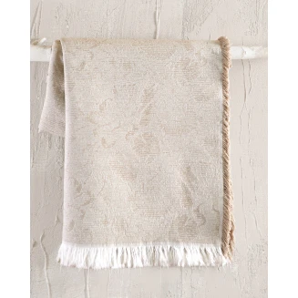 Διακοσμητική Μαξιλαροθήκη 40x40 Rythmos Peony Μπεζ