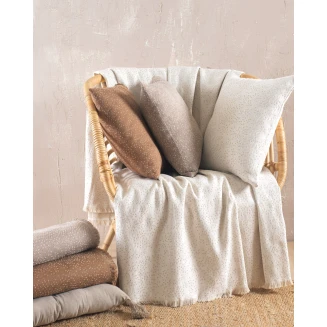 Διακοσμητική Μαξιλαροθήκη 40x40 Rythmos Pixil Μπεζ