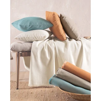 Διακοσμητική Μαξιλαροθήκη 40x40 Rythmos Rami Μπλε