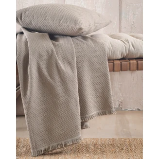 Μαξιλαροθήκη 40x40 Rythmos Rami Εκρου