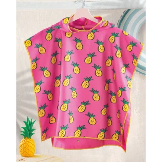 Παιδικό Ποντσο Θαλάσσης 60x60 Rythmos Tika Φουξια