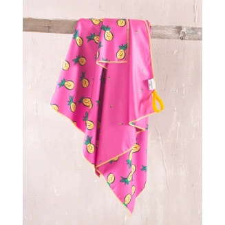 Πετσέτα Θαλάσσης 90x160 Rythmos Tika Φουξια