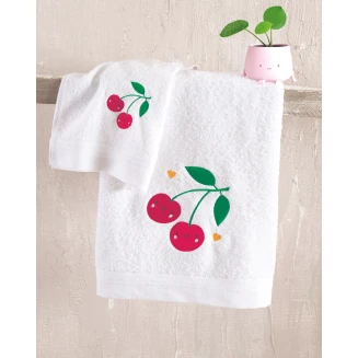Σετ Πετσετες 2 Τεμ. Rythmos Cherries