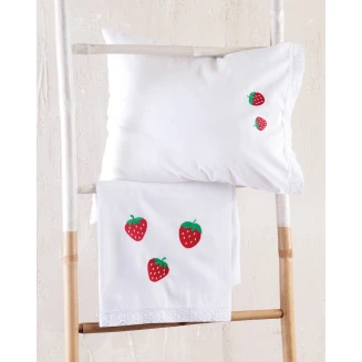 Σετ Σεντονια Βρεφικα 3 Τεμ. Kenthma 100X160 Rythmos Fragola