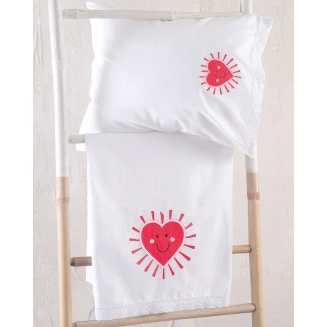 Σετ Σεντονια Βρεφικα 3 Τεμ. Kenthma 100X160 Rythmos Loveheart