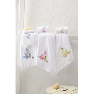 Σετ Πετσέτες 2 Τεμαχίων Rythmos Willy Κίτρινο