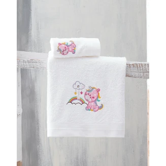 Σετ Πετσέτες 2 Τεμαχίων Rythmos Monokero