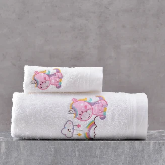 Σετ Πετσέτες 2 Τεμαχίων Rythmos Monokero