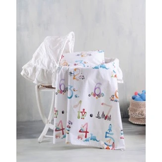 Πάπλωμα Βρεφικό 110x150 Rythmos Numbers