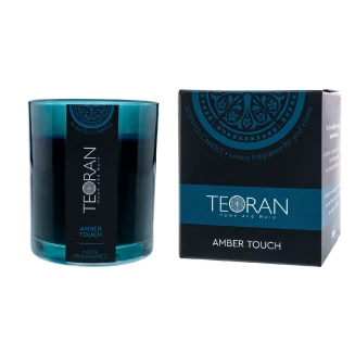 Αρωματικο κερί Amber Touch στρόγγυλο 130γρ - Κυκλικό 130gr Teoran Home