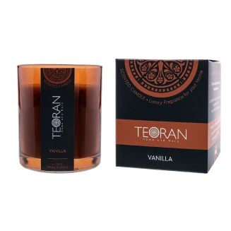 Αρωματικο κερί Vanilla στρόγγυλο 130γρ - Κυκλικό 130gr Teoran Home