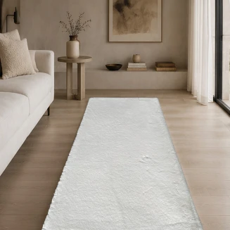 Teoran Home Χαλί Mellow 00 White-70 x 140 cm