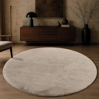 Teoran Home Χαλί Mellow 03 Mocca Ροτόντα Φ120 cm