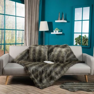 Ριχτάρι Γούνινο Πολυθρόνας 130x160 Teoran Home Pelt 10