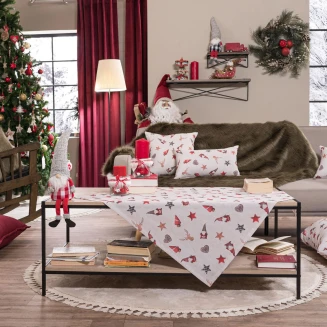 Χριστουγενιάτικο Καρέ Hilden - 90x90cm Teoran Home