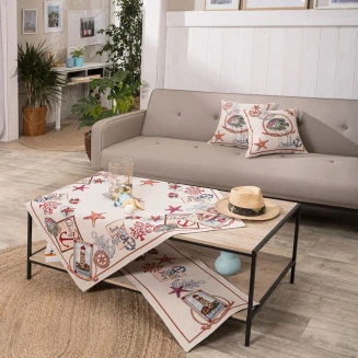 Καρέ & Τραβέρσα Cadiz (σετ 2 τεμ) - 100x100cm & 40x100cm Teoran Home