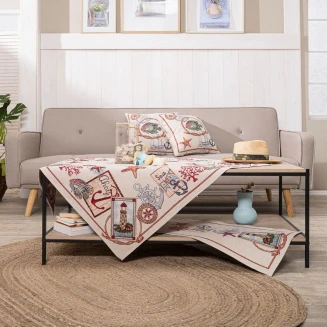 Καρέ & Τραβέρσα Cadiz (σετ 2 τεμ) - 100x100cm & 40x100cm Teoran Home