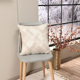 Μαξιλαροθήκη Bronx 01 - 65x65cm δαπέδου με γέμιση Teoran Home